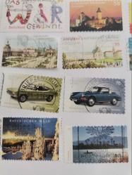 YERLİ YABANCI    KULLANILMIŞ  DAMGALI DAMGASIZ   PUL  LOTU