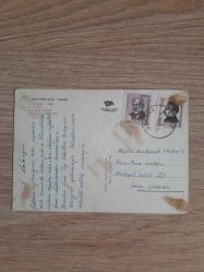 ANKARA POSTADAN GEÇMİŞ KARTPOSTAL 1966 TARİHLİ