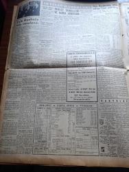 Yeni İstanbul Gazetesi - Turkish Newspaper - 1 Mart 1953 - iç politikamızın başlıca gayeleri yazan Mustafa Nermi Başmakale - Türkiye Yunanistan Yugoslavya arasında üçlü muahede dün imzalandı - Celal Bayar ve Adnan Menderes Yunan ve Yugoslav Dışişleri vekilleri ile bir arada fotoğraf - Üç memleket Dışişleri vekili elele fotoğraf - İran Şahının Avrupa seyahati karışıklıklara sebep oldu - 1953 bütçe kanunu dün kabul edildi - Verem Savaş derneği kongresinde Hadise fotoğraf - küçük insanlar yazan Faik Baysal Yazı Dizisi - büyük kardeşim Atatürk anlatan Makbule Atadan Yazı Dizisi - pazar saatleri yazan Bedii Faik - lanetli mahalle yazan Mehmet Davaz Yazı Dizisi - burç falı - ondokuzuncu asır İstanbul asayişi Nazım Yücelt - birleşik Amerika yeni Roma Büyükelçisi Bayan Luce fotoğraf - batı müziği sanatkarları Charles Gounod - dünya mutfaklarını dolaşalım Arnavutluk yazan Ayşe Nur - Queen Mary New York'ta rıhtıma nasıl yanaştı - Puro tuvalet sabunu - Jawa motosiklet - Çapamarka - Tural