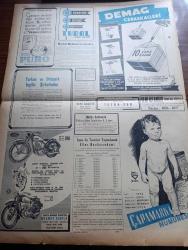 Yeni İstanbul Gazetesi - Turkish Newspaper - 1 Mart 1953 - iç politikamızın başlıca gayeleri yazan Mustafa Nermi Başmakale - Türkiye Yunanistan Yugoslavya arasında üçlü muahede dün imzalandı - Celal Bayar ve Adnan Menderes Yunan ve Yugoslav Dışişleri vekilleri ile bir arada fotoğraf - Üç memleket Dışişleri vekili elele fotoğraf - İran Şahının Avrupa seyahati karışıklıklara sebep oldu - 1953 bütçe kanunu dün kabul edildi - Verem Savaş derneği kongresinde Hadise fotoğraf - küçük insanlar yazan Faik Baysal Yazı Dizisi - büyük kardeşim Atatürk anlatan Makbule Atadan Yazı Dizisi - pazar saatleri yazan Bedii Faik - lanetli mahalle yazan Mehmet Davaz Yazı Dizisi - burç falı - ondokuzuncu asır İstanbul asayişi Nazım Yücelt - birleşik Amerika yeni Roma Büyükelçisi Bayan Luce fotoğraf - batı müziği sanatkarları Charles Gounod - dünya mutfaklarını dolaşalım Arnavutluk yazan Ayşe Nur - Queen Mary New York'ta rıhtıma nasıl yanaştı - Puro tuvalet sabunu - Jawa motosiklet - Çapamarka - Tural
