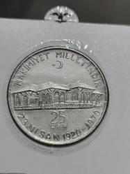 1970 Meclis 50. yılı Gümüş Hatıra Para ÇİL