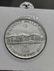 1970 Meclis 50. yılı Gümüş Hatıra Para ÇİL
