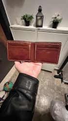 %100 El Yapımı İSTANBUL Klasik Deri Erkek Cüzdanı / Baba Cüzdanı - Açık Kahve