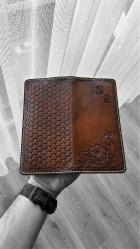 LUANDA Hand Crafted %100 El Yapımı Uzun Deri Cüzdan