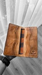 LUANDA Hand Crafted %100 El Yapımı Uzun Deri Cüzdan