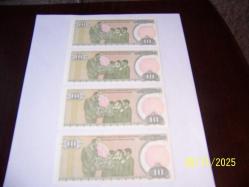 7.EMÜSYON.....DÖRT ADET 10 TL......SIRALI