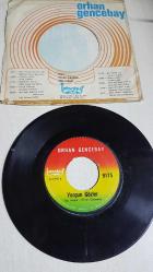 ORHAN GENCEBAY BİR TESELLİ VER YORGUN GÖZLER 45 LİK PLAK.