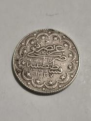 Sultan Mehmet Reşat 10 Kuruş orjinaldir 1327/8 . Kulptan izi vardır ( R)