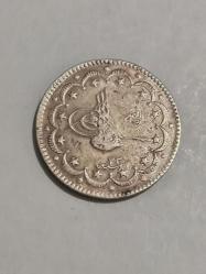 Sultan Abdülhamit Han 10 Kuruş orjinaldir 1293/33  Kulptan izi vardır