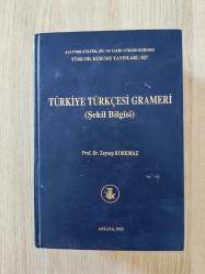 TÜRKİYE TÜRKÇESİ GRAMERİ ( ŞEKİL BİLGİSİ ) ( CİLTLİ ) - PROF.DR. ZEYNEP KORKMAZ