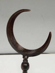 Eskilerden Muazzam Osmanlı Tarzda Bronz Havan Kaideli Alem