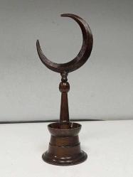 Eskilerden Muazzam Osmanlı Tarzda Bronz Havan Kaideli Alem