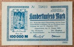 Almanya, Notgeld 100.000 Mark 1923. (ÇT)