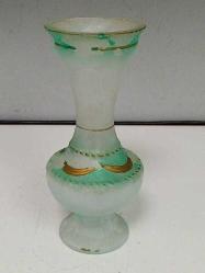 Antika Avrupa El Boyama Opalin Vazo