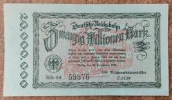 Almanya, 20.000.000 Mark 1923. (Çil)