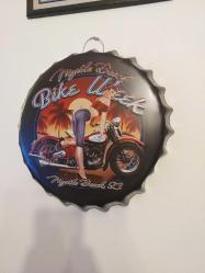 Metal Retro Duvar Tablosu