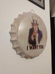 Metal Retro Duvar Tablosu