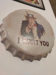 Metal Retro Duvar Tablosu