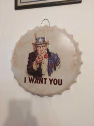 Metal Retro Duvar Tablosu