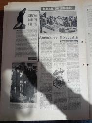 Tercüman Atatürk Özel Gazetesi - Turkish Newspaper - 1950'li yıllar - işte bir millet adam Mustafa Kemal - Atatürk diyor ki - Ali Rıza Alp - Dehanın nuru içinde yazan Ali Fuat Erden - halk hükümeti demokrasi sosyalizm ve ötesi - mürteci irtica gerçek Hürriyet ve Türk toplumunun yeni yolu - yılların silemedikleri ateşemiliter Mustafa Kemal Yazan Ali Rauf Alkan - Atatürk kur'an-ı azimüşşanda insanlara feyz ve ruh vermiş olan dinimiz son dindir ekmel dindir - Mustafa Kemal'in hutbesi - Mustafa Kemal'in başmakalesi - gözyaşları arasında Kılıç Ali anlatıyor son günleri - Aziz Atatürk'ün en yakın arkadaşlarından biri olan Kılıç Aliye ithaf ettiği hiçbir yerde yayınlanmamış fotoğraflarından biri - milletin Ata'ya ve Ata'nın millete sevgi ve güvenini anlatan bir olay yazan Mithat Sertoğlu - işte halk içinde halkla beraber bir lider Fotoğrafı - Tamimle İnkılap olmaz - Atatürk ve Mevlana yazan Mehmet Önder - Atatürk ve havacılık yazan tuğgeneral Nuri Arslantaş - kuvayi milliye ruhu