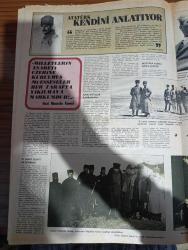 Milliyet 10 Kasım Gazetesi - Turkish Newspaper - 50'li yıllar - Atatürk dedim iptida önümü ilikledim yazan İlhan Demiraslan - Mustafa Kemal'in sözleri - Mustafa Kemal eğitiliyor - Atatürk kapak resmi Firuz Aşkın - Mustafa Kemal halep'te Yıldırım orduları Grubu komutanı iken yaverleri ile birlikte fotoğraf - albay Mustafa Kemal Çanakkale Savaşı'nda ve Anafartalar zaferinden sonra Fotoğrafı - Mustafa Kemal müşir üniforması ile fotoğraf - Mustafa Kemal trablusgarp'ta Enver Paşa ile birlikte fotoğraf - İstiklal savaşında Atatürk yazan Mesut Tarcan - Atatürk kendini anlatıyor - 31 Mart olayı ve sonrası - II. İnönü zaferinin yıldönümü dolayısıyla cephe gerisinde yapılan Geçit töreninde Fotoğrafı - Mustafa Kemal Ankara'da otomobille yola çıkarken Çankaya köşküörü önünde fotoğraf - Atatürk bir gezide Afet İnan'la fotoğraf - Mustafa Kemal Atatürk İran Şahı Rıza Şah pehlevi ile fotoğraf - Mustafa Kemal'in din üzerine görüşü - Mustafa Kemal nasıl bir kişiydi - Ahmet Haşim - Halide Edip Adıvar