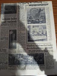 Milliyet Gazetesi Kupürü - Turkish Newspaper - 1965 - 5 yıllık plan çalışmalarına 100 komisyon iştirak edecek - Alman gözüyle De Gaulle fotoğraflar - Kaptan-ı Derya müezzinzade Ali Paşa sancağı Dışişleri bakanlığı'nda yapılan bir törenle Papa IV. Paul'ün temsilcisi tarafından Dışişleri Bakanı Hasan Işık'a verilmiştir fotoğraf - Salihli'de halka Kredi verilecek - Akhisar'da bir grup TİP Genel Başkanı Mehmet Ali Aybar'a saldırdı - Dışişleri Bakanı Hasan Işık Makarios'a ihtarda bulundu - maden işletmelerinde devletleştirme istendi - İngiltere'de Churchill Ayı ilan edilmiştir - İngiltere'de omlet yarışı heyecanlı geçti fotoğraf - Rabak altın ve gümüş satışı - hükümetin istifası ve yazan İzmir senatörü Profesör Doktor İzzet Birand - Sana yağ - Yüksek mühendis İmadettin Tanman'ın taziye ilanı - ipana diş macunu - din ve kültür eğitimcileri - milliyete mektup yöneten Faruk Demirtaş - helası olmayan iğneada'ya bağlı demirköy'den kazanılan milyonlar - maden iş Federasyon Başkanı Kemal Özer