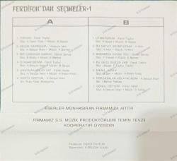 FERDİ TAYFUR FERDİFONDAN SEÇMELER 1