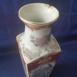 Tozan Damgalı Antika vazo / Küp ve Tabak Takımı