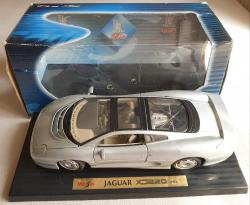ORJİNAL MAİSTO MARKA PRESTİJ SOLİDOS SERİSİ 1/18 ÖLÇEKLİ 1992 MODEL JAGUAR XJ220  DIECAST MODEL ARABA