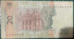 UKRAYNA 20  GRİVNA 2013 ÇOK TEMİZ RESİMDEKİ ÜRÜN