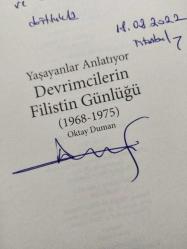 Devrimcilerin Filistin Günlüğü 1968 - 1975 (1) ve 1976 - 1985 (2) - İMZALI - İKİ KİTAP