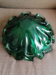 VINTAGE YEŞİL MURANO CAM ŞEKERLİK