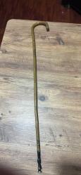 BASTON ESKİ EL YAPIMI AHŞAP HAFİF İNCE  BOY 80 CM