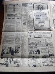 Hürriyet Gazetesi - Turkish Newspaper - 19 Eylül 1966 - büyük bir askeri törenle ve yaşlı gözlerle Cemal Gürsel Dün toprağa verildi - Cemal Gürsel Anıtkabir'in yanında toprağa verilmeden önce top arabasında Fotoğrafı - Melahat Gürsel'in hastalığı devam ediyor - Alman kaptanın denize attığı kayıp genç Akif İyigün'ün babası 1 milyon lira tazminat istiyor fotoğraf - Cemal Gürsel'in en eski okul ve silah arkadaşı Yusuf Adil Egeli aynı yatakta öldü - Hınısın 43 köyü verilecek 100 liraları hazineye başlayacak - Kıbrıs'ta Türklerle Rumlar yine çatıştı - Adana'da tek dersten kalan öğrenciler Ankara'ya kadar yaya gidecekler - Adana trafik müdürü Kemal kermen için soruşturma açıldı - Renault Bulgaristan'da otomobil monte edecek - aşka inandım yazan ve çizen Faruk Geç - Burç falınız - İstanbul Ankara İzmir Radyosu Programı - yeni cereyan sistemi ile su kesilmesi önlenecek - Gibbs tıraş kremi - Bossa gömlekleri - Cemal Gürsel'in son yolculuğu - Törende İsmet İnönü Süleyman Demirel Fotoğrafı