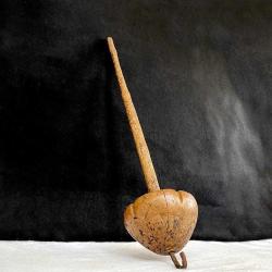 Antika Ahşap Kirman İp Eğirme Aleti