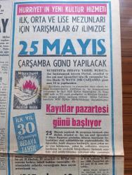 Hürriyet Gazetesi - Turkish Newspaper - 7 Mayıs 1966 - senatör Sıtkı ulay Mecliste dayak yedi - Sıtkı Ulay dayak yeme hadisesinin çıkışı - Muammer Dirik Adalet Partisinden ihraç edildi - Kıbrıs için Türk ve Yunan başbakanları görüşecek - trafik polisinin yeni mensupları - 20 ilkokul öğrencisi kurs görüp polis oldu fotoğraf - Nazmiye Demirel Sefirelere çay verdi fotoğraf - esrarengiz Amerikalı Rogers Raner kiraladığı kotranın Kaptan ve tayfasını öldürmekle suçlandı fotoğraf - Yarın anneler günü - geçen sene 69 işçinin öldüğü yeni çeltek'te 600 işçi ocağa inmiyor - Bursa Türkiye İşçi Partisi merkezini basanlar mahkum oldu - burç falınız - Unkapanı geçidinin eksik kısmında tamamlanıyor - aşk ve macera romanı bu bir başka aşk çizen Faruk Geç - bizimkiler yazan Kemal Bisalman çizen Sezgin Burak - aşk ve macera romanı dön bana sevgilim - İstanbul Ankara İzmir Radyosu Programı - Singer dikiş makinası - Türk yükseltme cemiyetinin daveti - İdealtepe plaj moteli - serbest kürsü herkese söz hakkı