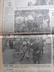 Hürriyet Gazetesi - Turkish Newspaper - 24 Şubat 1966 - Suriye'de solcu ihtilal - iktidarı ele geçiren subayların başında Ordu kurmay Başkanı general Salah Cedid var - Devrilen lider General Emin El Hafız kimdir fotoğraf - Bonn büyükelçimiz Ziya Müezzinoğlu radyoyu dış işlerine şikayet etti - Almanya işi ağırdan aldığı için TRT'ye yardımı kesecek - Devlet bakanı Refet Sezgin Prens Ahmet'in işi ile meşgul olmuş - Başbakan Süleyman Demirel İzmir tekstil grevini halle çalışıyor - Sovyetler uzaya 2 köpek gönderdi - eski Başbakan Suat Hayri Ürgüplü Servet transferinin kaldırılmasına çalışacağını söyledi - Cemal Gürsel'e ağız yolu ile gıda veriliyor - Suriye'deki ihtiyar yüzünden hacı adayları da gidemiyor - Muharrem Demirbay Cafer Paşa'nın 265 cilt kitabını 200 liraya sattı fotoğraf - aşk ve macera romanı Kader çizgileri çizen Faruk Geç - bizimkiler yazan Kemal Bisalman çizen Sezgin Burak - Ortaköy Camii 8 yıldır tamirde - Pop sentetik çamaşır tozu - Faşing yolcu edildi fotoğraflar