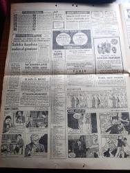 Hürriyet Gazetesi - Turkish Newspaper - 10 Şubat 1966 - beyin komasına giren Cemal Gürsel oksijen çadırında - felç Devlet reisimizin bütün vücuduna yayıldı - Cemal Gürsel'in durumu çok ağır fotoğraf - Melahat Gürsel de Oksijen çadırına alındı - başbakanlığın tebliği - Süleyman Demirel tehditçi siyasi eşkıyalara kanun ceza verir - Cemal Gürsel'e gelen son kriz Apopleksi Serebral - firari yassıada mahkumları affedilmeyecek - İç politikada gerginliğe çare aranıyor - telefonu Suzan Sirel'in başına vurup kolundaki altın bilezikleri alan Ahmet Şentaş - İsrail'de Beatle müziği yasaklandı - karayollarını asker ekipler kontrol edecek - Kader çizgileri çizen Faruk Geç - bizimkiler yazan Kemal Bisalman çizen Sezgin Burak - İstanbul Ankara İzmir Radyosu Programı - Beylerbeyi Altınyıldız elbiselik kumaş - Amerikan başkanı Johnson Vietnam'da saldırana karşı savaşacağız dedi - Tahsin Öztin serbest kürsüde çıkan bir okuyucu şikayetinden mahkum oldu - Lordlara layık bir hapishane Durham Cezaevi foto