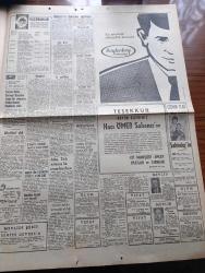 Hürriyet Gazetesi - Turkish Newspaper - 10 Şubat 1966 - beyin komasına giren Cemal Gürsel oksijen çadırında - felç Devlet reisimizin bütün vücuduna yayıldı - Cemal Gürsel'in durumu çok ağır fotoğraf - Melahat Gürsel de Oksijen çadırına alındı - başbakanlığın tebliği - Süleyman Demirel tehditçi siyasi eşkıyalara kanun ceza verir - Cemal Gürsel'e gelen son kriz Apopleksi Serebral - firari yassıada mahkumları affedilmeyecek - İç politikada gerginliğe çare aranıyor - telefonu Suzan Sirel'in başına vurup kolundaki altın bilezikleri alan Ahmet Şentaş - İsrail'de Beatle müziği yasaklandı - karayollarını asker ekipler kontrol edecek - Kader çizgileri çizen Faruk Geç - bizimkiler yazan Kemal Bisalman çizen Sezgin Burak - İstanbul Ankara İzmir Radyosu Programı - Beylerbeyi Altınyıldız elbiselik kumaş - Amerikan başkanı Johnson Vietnam'da saldırana karşı savaşacağız dedi - Tahsin Öztin serbest kürsüde çıkan bir okuyucu şikayetinden mahkum oldu - Lordlara layık bir hapishane Durham Cezaevi foto