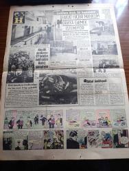 Hürriyet Gazetesi - Turkish Newspaper - 10 Şubat 1966 - beyin komasına giren Cemal Gürsel oksijen çadırında - felç Devlet reisimizin bütün vücuduna yayıldı - Cemal Gürsel'in durumu çok ağır fotoğraf - Melahat Gürsel de Oksijen çadırına alındı - başbakanlığın tebliği - Süleyman Demirel tehditçi siyasi eşkıyalara kanun ceza verir - Cemal Gürsel'e gelen son kriz Apopleksi Serebral - firari yassıada mahkumları affedilmeyecek - İç politikada gerginliğe çare aranıyor - telefonu Suzan Sirel'in başına vurup kolundaki altın bilezikleri alan Ahmet Şentaş - İsrail'de Beatle müziği yasaklandı - karayollarını asker ekipler kontrol edecek - Kader çizgileri çizen Faruk Geç - bizimkiler yazan Kemal Bisalman çizen Sezgin Burak - İstanbul Ankara İzmir Radyosu Programı - Beylerbeyi Altınyıldız elbiselik kumaş - Amerikan başkanı Johnson Vietnam'da saldırana karşı savaşacağız dedi - Tahsin Öztin serbest kürsüde çıkan bir okuyucu şikayetinden mahkum oldu - Lordlara layık bir hapishane Durham Cezaevi foto