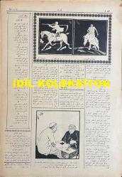 Osmanlıca Akbaba Mizah Dergisi-Gazetesi, Orijinal Dönem Basım, (Ottoman Magazine-Newspaper) - 5 Şubat 1923 - Sayı: 18 - Rumi: 5 Şubat 1339 - Hicri: 18 Cemaziyelahir 1341 - Karikatürist Ratip Tahir Burak'ın Çalışması: Gayr-ı Faaller Nasıl Vakit Geçiriyorlar? - Laklakiyat: Portakal Bolluğu - Çarşı Pazara Dair: Ekmekler Hakkında - Bir Tavsiye: Emraz-ı Akliye Mütehassısı Mazhar Osman (Usman) Bey, Taht-ı Tedavisinde Bulunan Hastalara, Bir Müddet İçin Akşam ve İleri Gazetelerini Okumalarını Tavsiye Etmiştir - Karikatürist Mehmet İzzettin'in Çalışması: Mütareke'den Beri İstanbul'da Görülen Yabancı Simalardan Birkaç Numune - Be-Tarz-ı Kudema: 