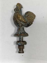 K116---ANTİKA BRONZ HOROZ KALORİFER MUSLUK TIKACI