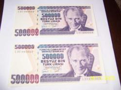 7. EMÜSYON.4.TERTİP..İKİ ADET SIRALI..500.000 TL.