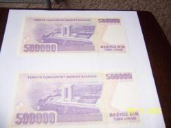 7. EMÜSYON.4.TERTİP..İKİ ADET SIRALI..500.000 TL.