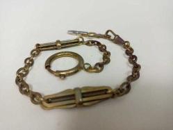 Antika Cep Saati Kösteği ve Anahtarı