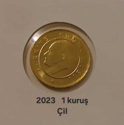 2023  1 kuruş ÇİL