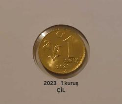 2023  1 kuruş ÇİL