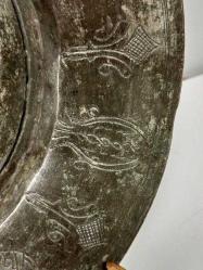 Antika Bakır Osmanlı Lenger 31cm