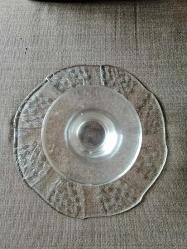 AYAKLI CAM PASTA TABAĞI