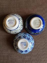 3 ADET EL YAPIMI ÇİNİ KASE